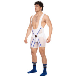 Barcode Berlin Body Backless Krish Blanc-Bleu